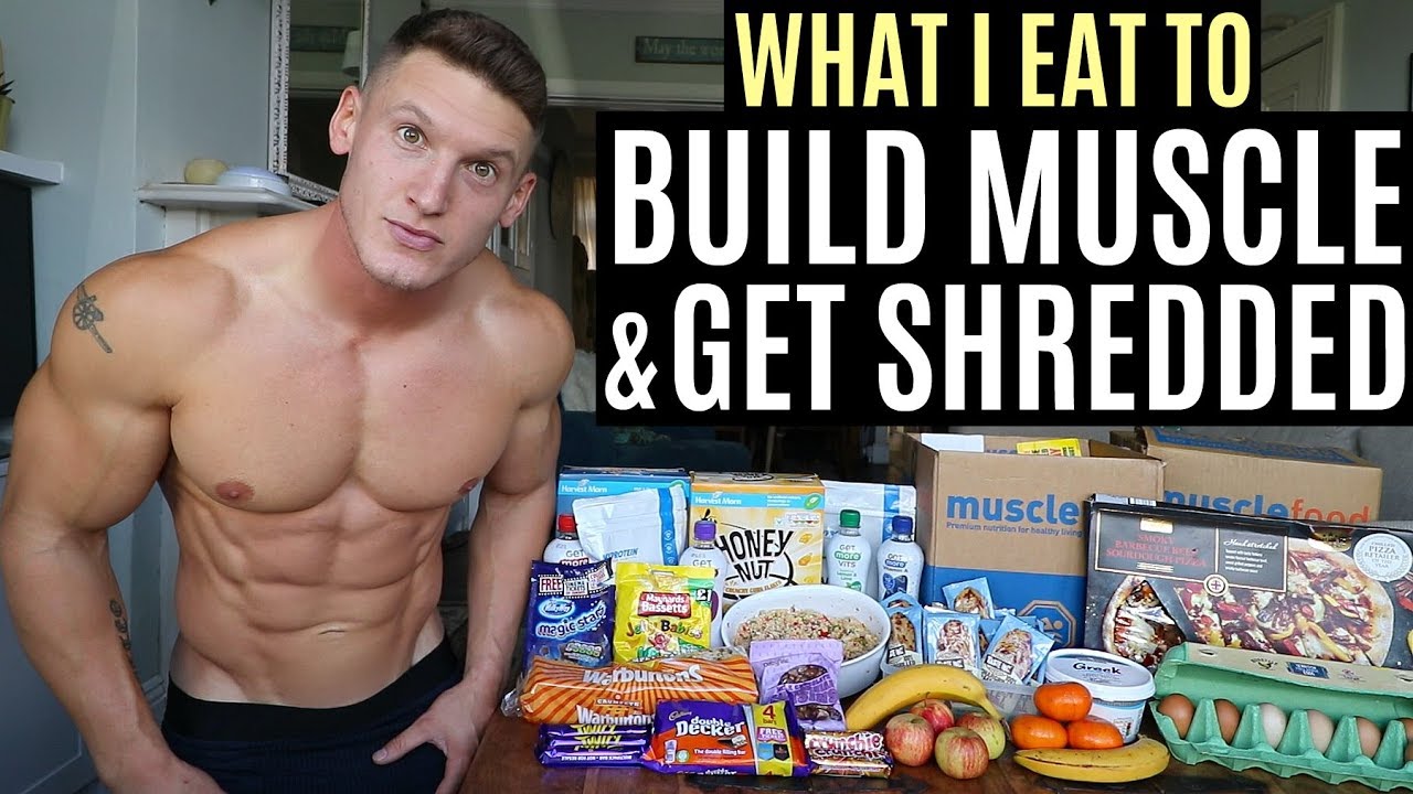 My diet to BUILD MUSCLE & get SHREDDED IIFYM Full Day of Eating