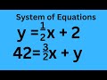 Solving Systems of Equations