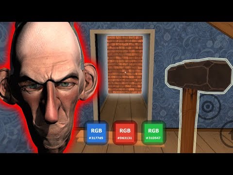 Полностью Прошёл весь Дом Злого Соседа и Нашёл все Кубы! Конец Злой Сосед! - Angry Neighbor