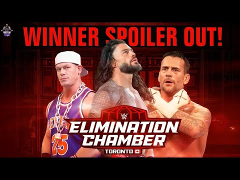 Wwe Elimination Chamber 2025 Winner Spoiler Out!!!