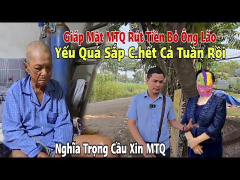 Trước tình cảnh Ông Lão "Lết" ăn xin bệnh nặng đang nguy kịch mtq thì rút hết tiền thật khó xử vì