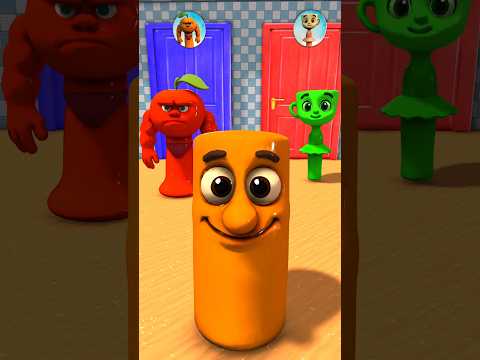 Choose the Right Color Door, Help Tung Tung Tung Sahur? Funny Brainrot Animation #shorts #sprunki