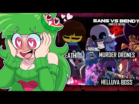 I’M IN LOVE?? INDIE-CROSS/WHAT IF ANIMATIONS?! (REACTION)