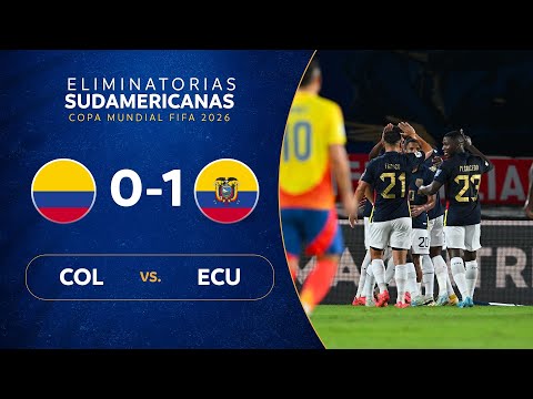 COLOMBIA vs. ECUADOR [0-1] | RESUMEN | ELIMINATORIAS SUDAMERICANAS | FECHA 12