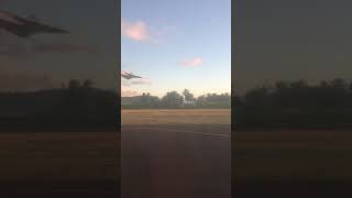 Taking off from the Bora Bora airport