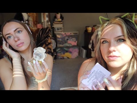 ASMR- Fast Tapping & Scratching Assortment W/ My Sister!