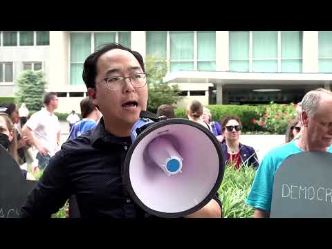 YouTube video thumbnail: Emotions run High as State Department Layoffs Begin