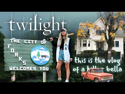 VISITING TWILIGHT MOVIE LOCATIONS 🌲✨⚾️ Forks Washington vlog