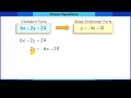 Converting Linear Equations: Standard to Slope-Intercept Form