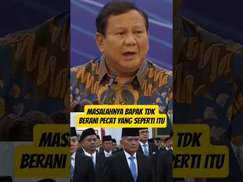 Sudah tau begitu dipecat bukan dibiarkan 😱 #indonesia #politik #prabowo