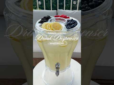 The ultimate drink dispenser for hosting 🍋 #restockasmr #restockandrefill #drinkrestock #summer