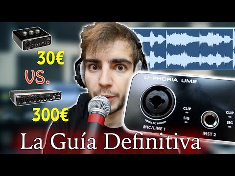 Cómo sonar a estudio con una tarjeta de sonido BARATA 30€. Interfaz de audio Behringer U-Phoria UM2