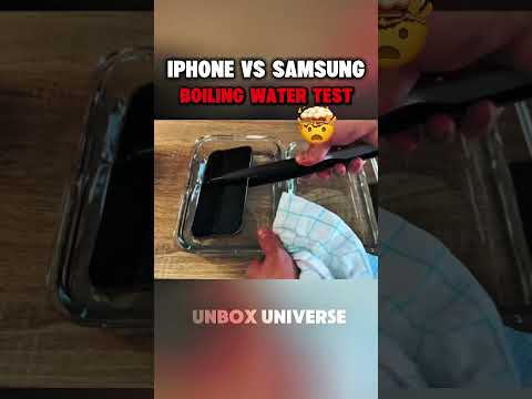 iPhone 16 Pro Max vs Samsung S25 Ultra Boiling Test โ Who Survives the Heat? ๐ฅ๐ง#shorts #viralvideo