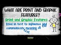 Understanding Text Features and Graphics