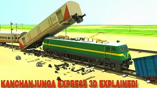 Kanchanjunga Express: Goods Train Crashes into Passenger Train 3D Animation Explained !