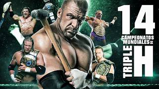 Los 14 CAMPEONATOS MUNDIALES de TRIPLE H | Lucha Y Más