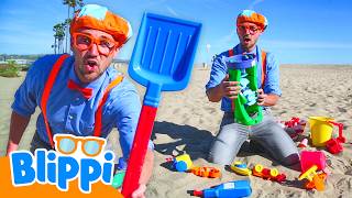 Blippi Learns Numbers and Colors at the Beach | Blippi and Meekah Best Friend Adventures