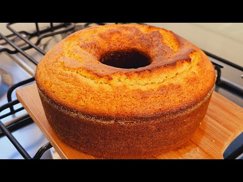 SEM TRIGO- BOLO DE FUBÁ COM CREME de LEITE