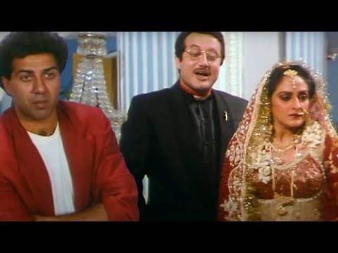 सनी देओल की बहन जया प्रदा को अनुपम खेर ने बिठाया कोठे पर - Sunny Deol Action Movie - Insaniyat