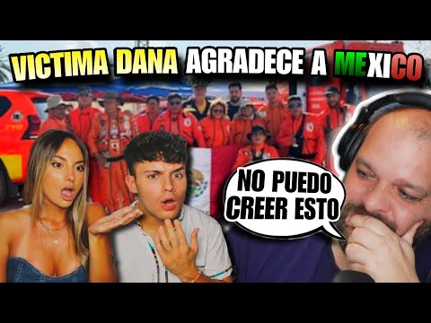 AFECTADO por LA DANA de VALENCIA *se EMOCIONA* por LA LLEGADA de LOS TOPOS de MÉXICO 🇲🇽😥