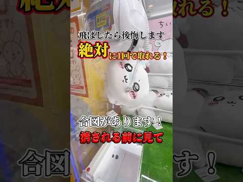 知らないと絶対に後悔します‼️#ufoキャッチャー #ゲームセンター #ゲーセン #ちいかわ #clawmachine