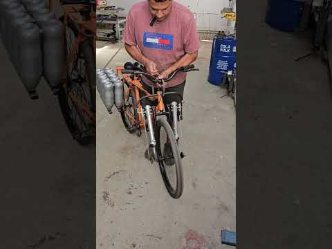 bicicleta a ar comprimido