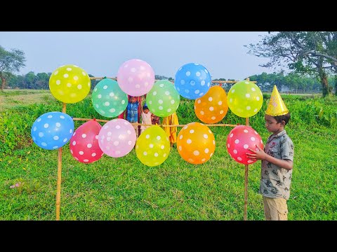 outdoor fun with Flower Balloon and learn colors for kids Episode-25.