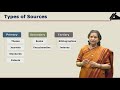 Types and Roles of Research Sources