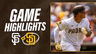 Giants vs. Padres Game Highlights (8/21/25) | MLB Highlights