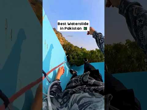 Man gets trapped in water slide in pakistan #shorts