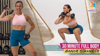 Full Body Strength Workout with Cardio Finisher!