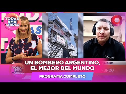 Un bombero Argentino, el mejor del mundo | #TodasLasTardes Completo - 18/02 - El Nueve