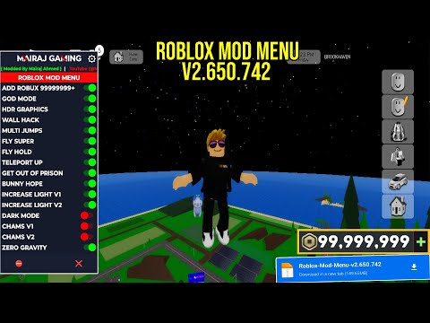 Roblox Mod Menu 2.650.742 - Speed,Teleport,Fly | Roblox Mod Apk v2.650 Gameplay