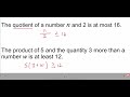 Understanding Equations and Inequalities