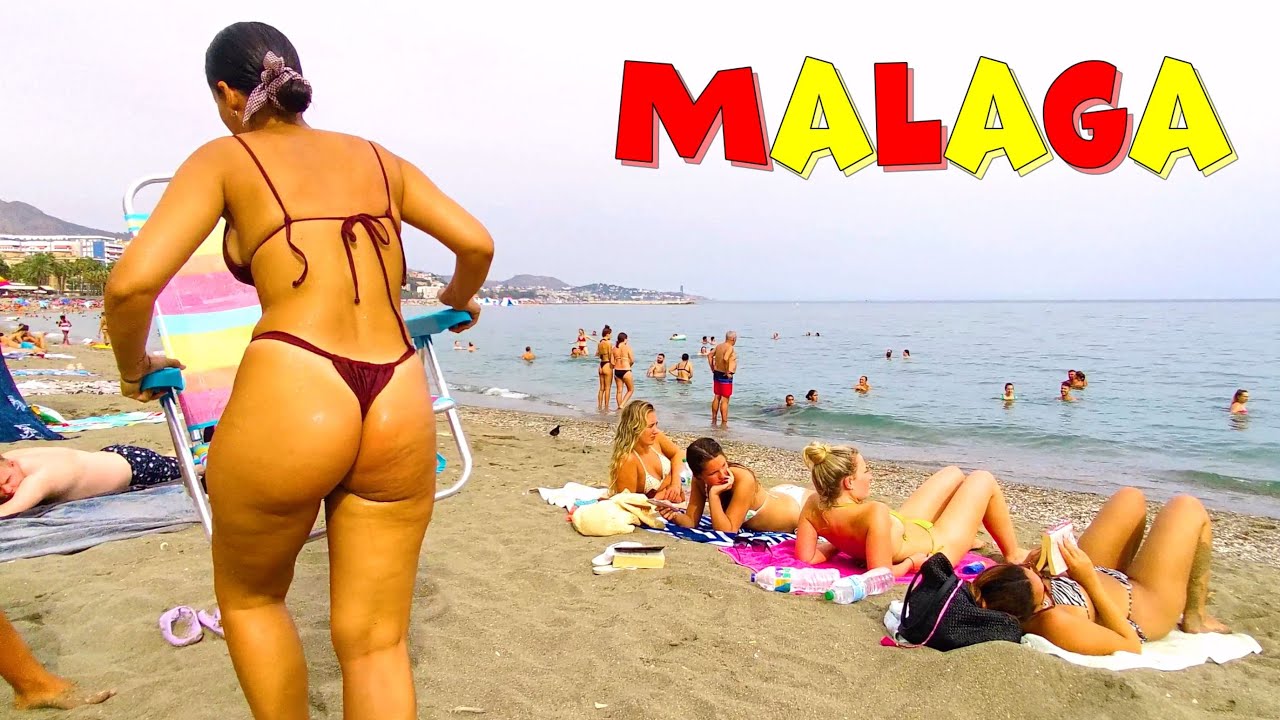 Malaga Spain beach Walk | Walking Tour