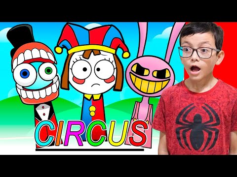 😱 PRIMEIRA VEZ no SPRUNKI! 🎪 Desvendando o Digital Circus no Incredibox! 🎶