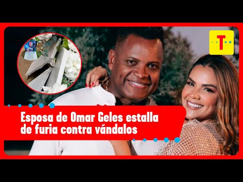 Viuda de Omar Geles está furiosa porque destruyeron parte de la tumba del artista | Tropicana