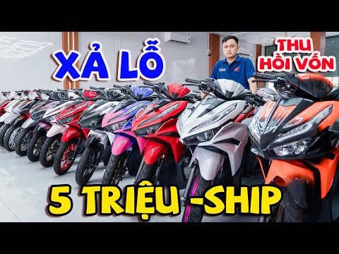 XẢ LỖ HONDA VARIO 125 VISION EXCITER 155 ABS SH MODE SH 125 SH 160 SỐC 5 TRIỆU XE MÁY GIÁ RẺ