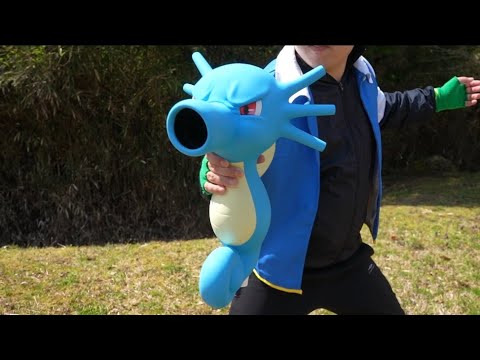 【粘土】ハイドロポンプを撃つタッツーを作ってみた  Making Horsea「Life-size」【ポケモン】 /Pokémon Clay Art