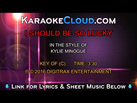 Kylie Minogue – I Should Be So Lucky (Backing Track)