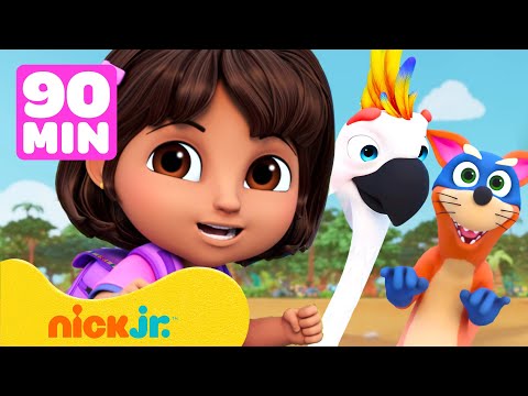 Dora | 90 MINUTEN: Die besten Regenwaldrettungen von Dora & Swiper! | Nick Jr. Deutschland