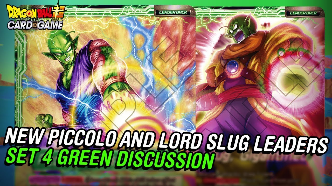 FINALLY, A PICCOLO LEADER! Set 4 Green Discussion and Analysis! | DBS CCG