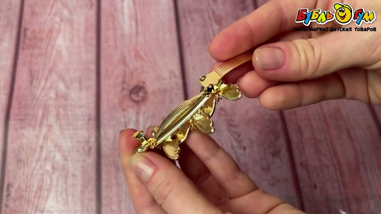 Заколка Радужные бабочки - видео