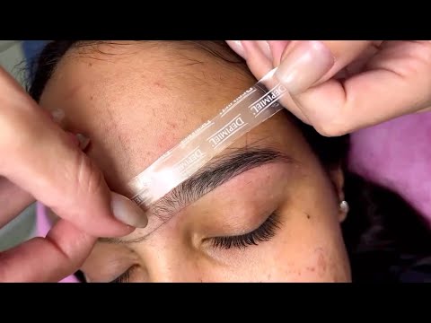 satisfying eyebrow threading compilation| How to thread your eyebrow