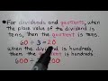 Dividing Large Numbers by 1-Digit Divisors