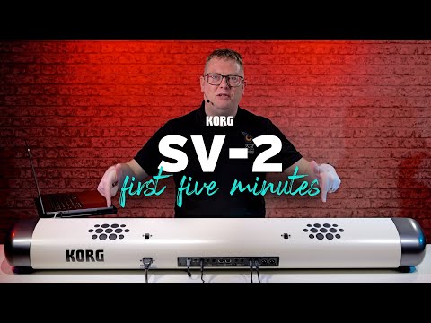 Korg SV-2 - First five minutes with Luke from Korg