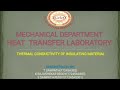 Thermal Conductivity and Insulation Concepts