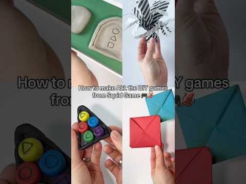 How to make ALL the DIY games from SquidGame (PART 1)