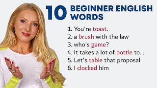 The 10 Easy English words with ADVANCED meanings: