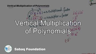 Vertical Multiplication of Polynomials